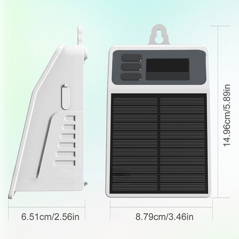 Smart Garden Indoor - スマートソーラー式自動散水システムタイマー灌漑装置、15個の鉢植え用、屋内外庭園植物ケア、USB充電付き