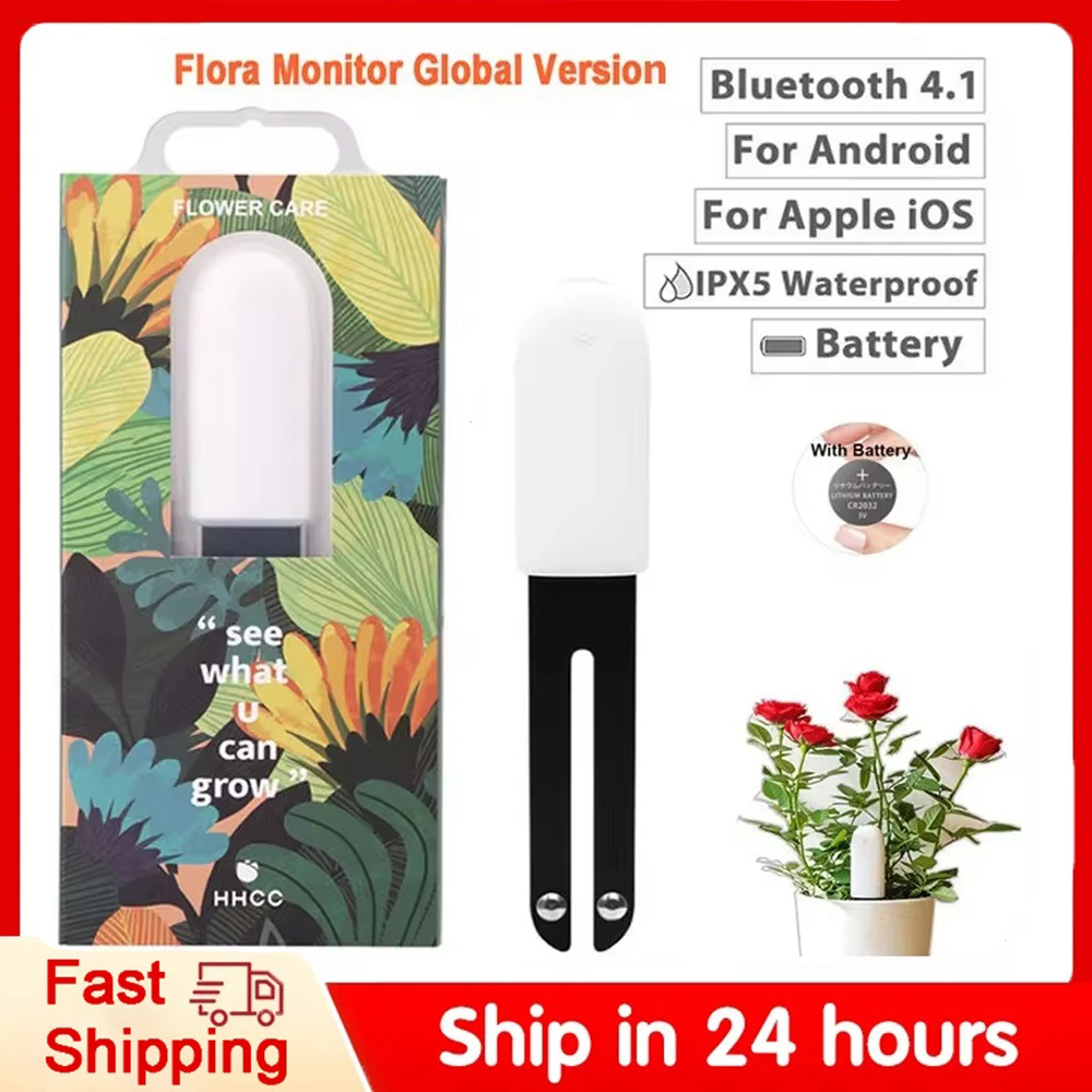 Smart Garden Xiaomi - Xiaomi mijia、花のケア、植物センサー、草の土壌、水不滅、スマートテスター、ガーデニング検出用のhhcc花モニター