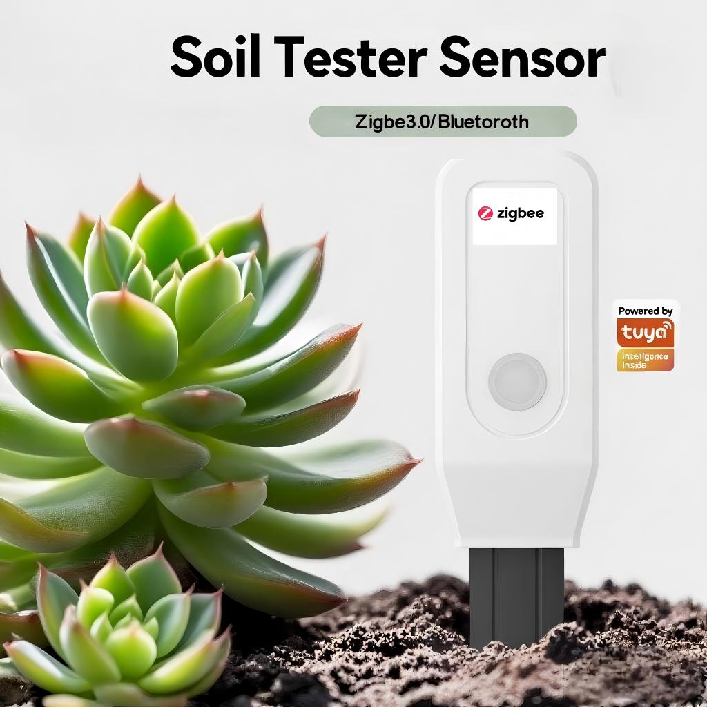 Smart Garden Home Assistant - Tuya スマートホーム ZigBee 土壌水分・温度モニター 庭の植物ケアアシスタント リモート散水機能付き