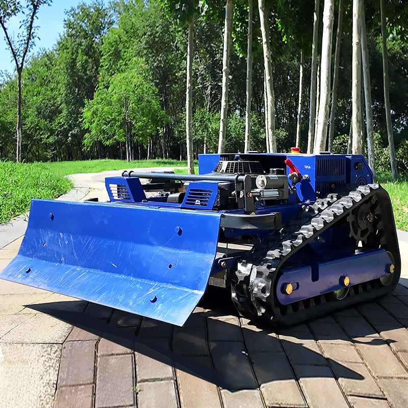 Smart Garden Weed - カスタマイズ可能な多機能クローラー芝刈り機、スマートリモコン付き360度回転除草ガーデン芝刈り機