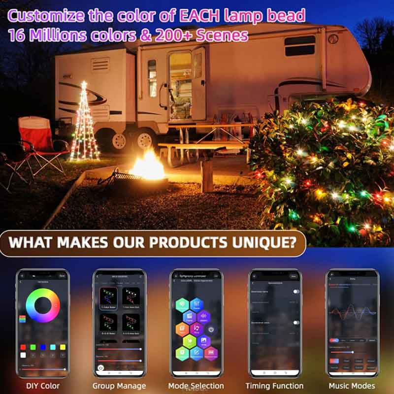 Led フェアリーライトストリップクリスマスライトスマート  - Smart Garden Festoon Lights のレビューと価格