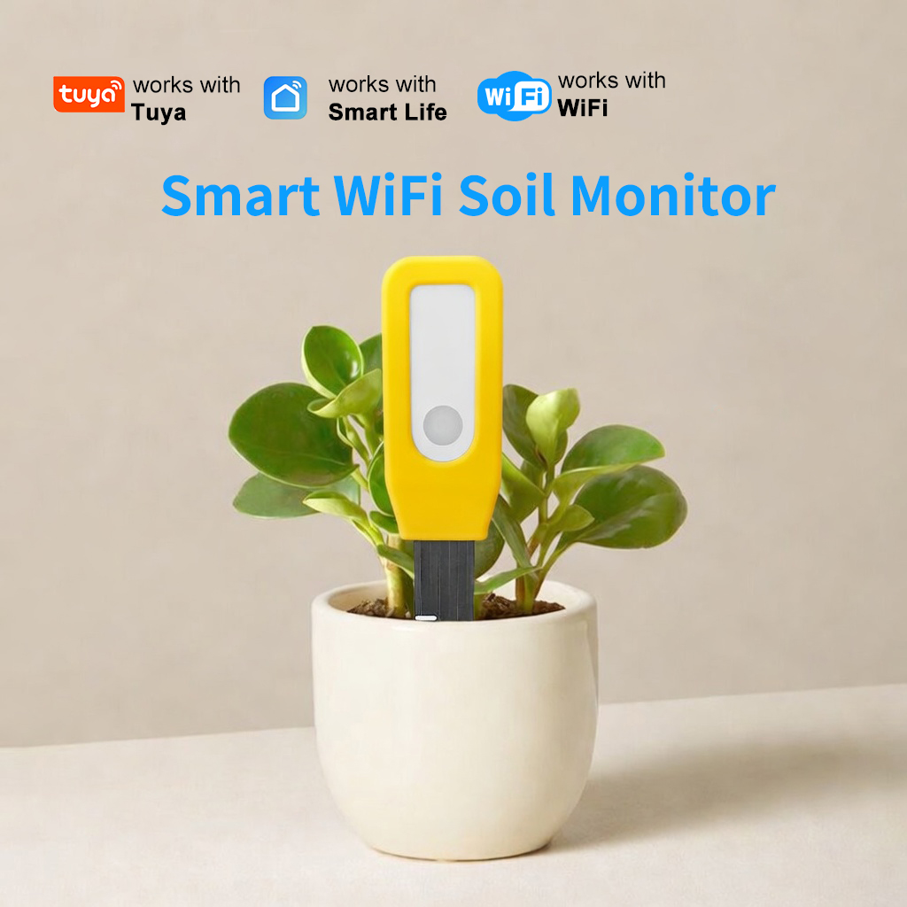 WiFi 土壌モニター Tuya スマート温度および湿度セン - Smart Garden Indoor のレビューと価格
