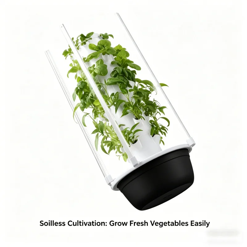 5層式スマート垂直水耕栽培ガーデン、育成ライト付き屋内ハーブ - Smart Garden Indoor のレビューと価格