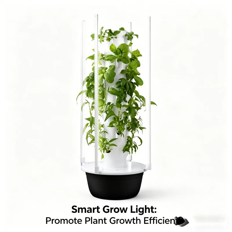 5層式スマート垂直水耕栽培ガーデン、育成ライト付き屋内ハーブ - Smart Garden Indoor のレビューと価格