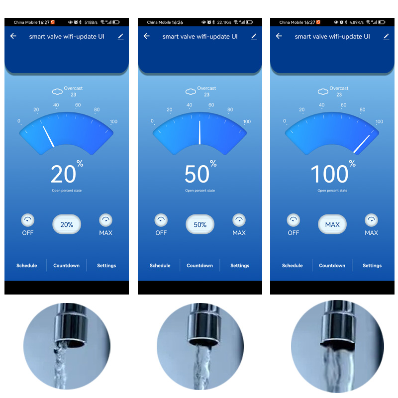 Wifi Tuya ウォーターバルブ ウォーターレートを0% - Smart Garden Home Assistant のレビューと価格