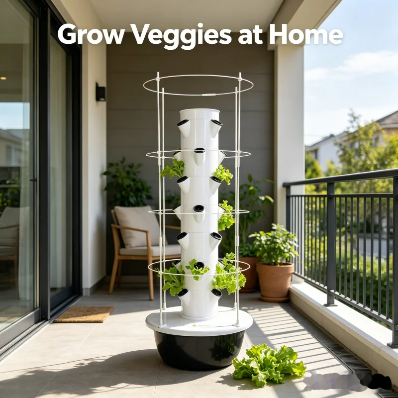 スマート垂直水耕栽培タワー屋内庭園システム - 家庭用野菜ハ - Smart Garden Indoor のレビューと価格