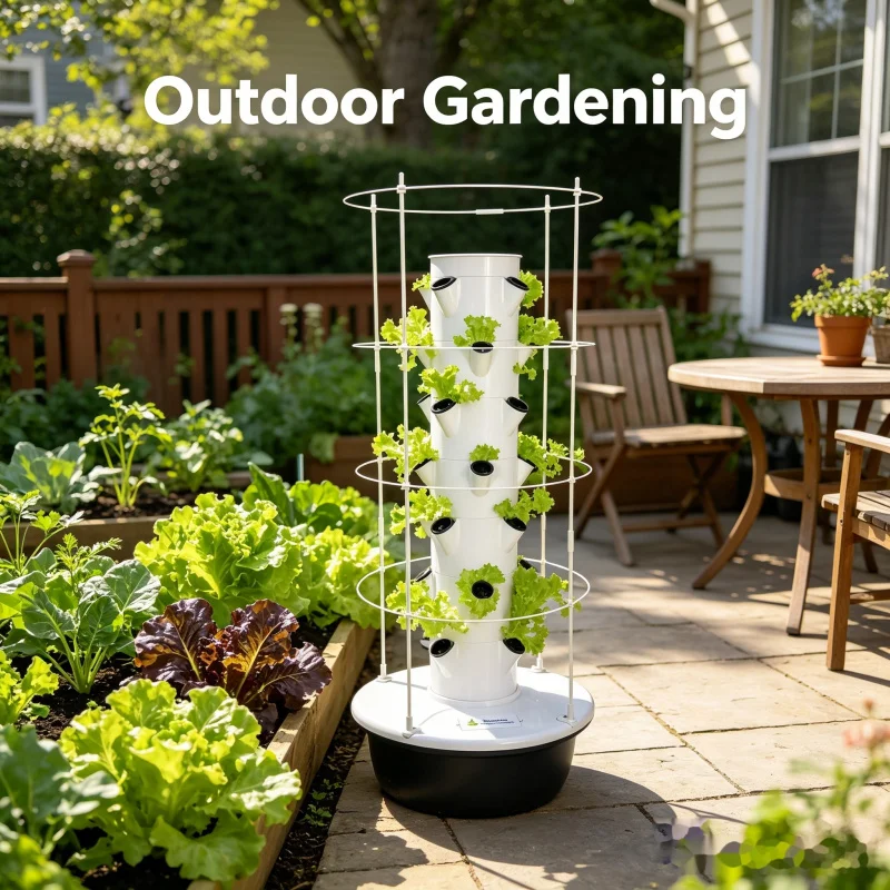 スマート垂直水耕栽培タワー屋内庭園システム - 家庭用野菜ハ - Smart Garden Indoor のレビューと価格