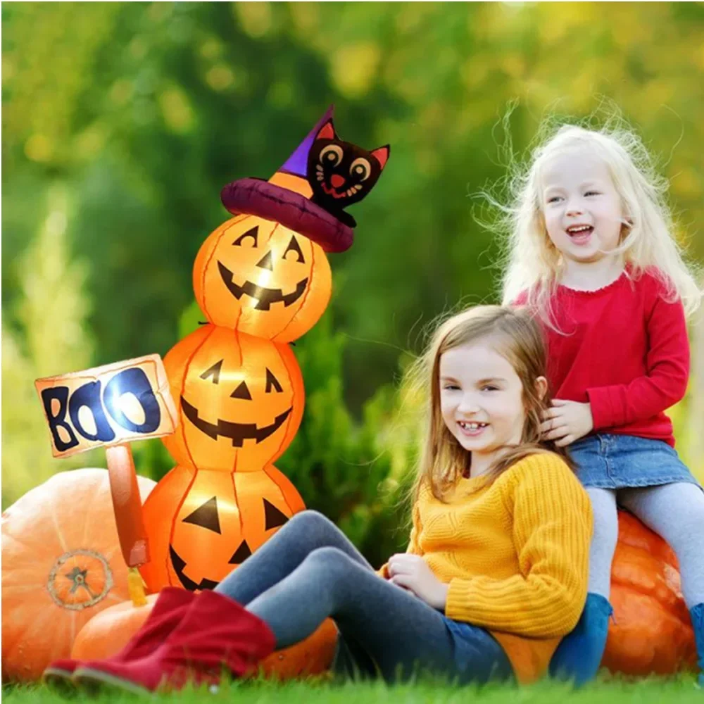LEDライト内蔵のハロウィーンインフレータブルモデルカボチャ - Smart Garden Indoor のレビューと価格