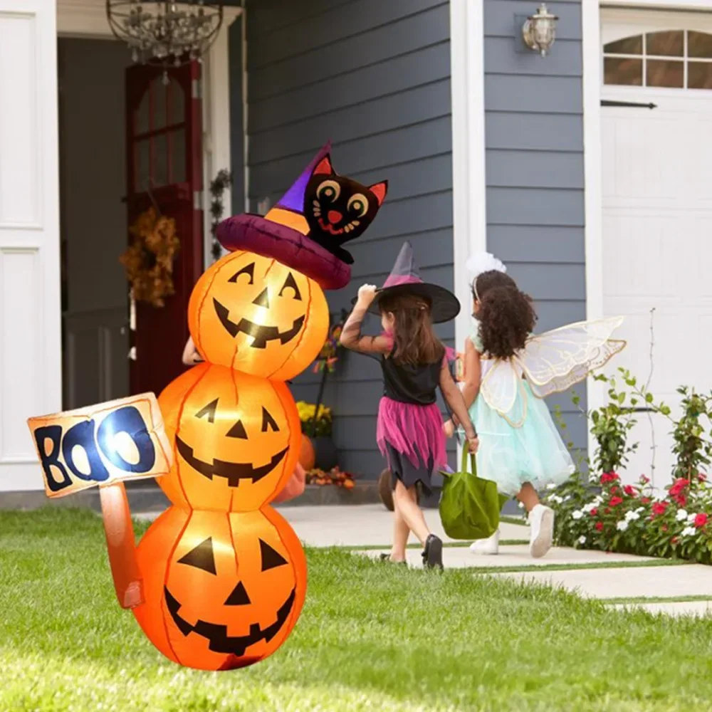 LEDライト内蔵のハロウィーンインフレータブルモデルカボチャ - Smart Garden Indoor のレビューと価格