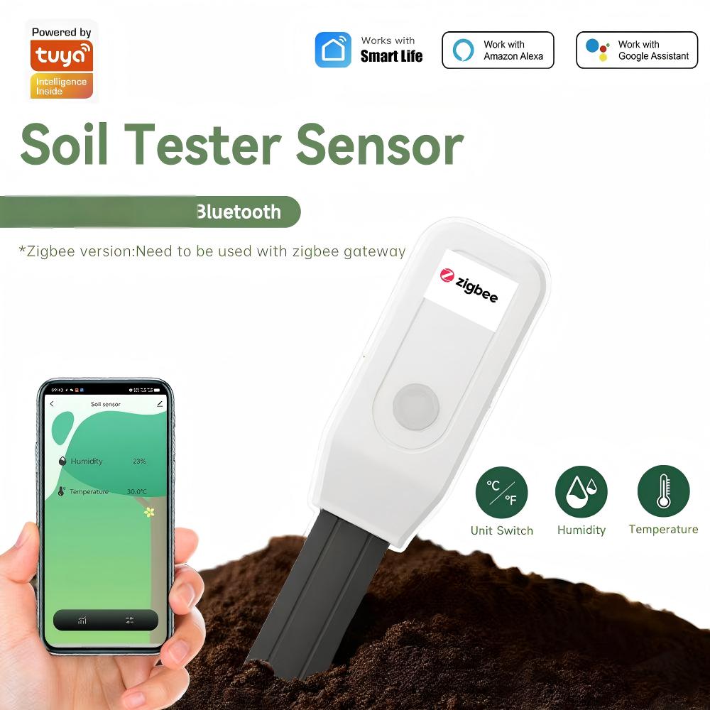 Tuya スマートホーム ZigBee 土壌水分・温度モニタ - Smart Garden Home Assistant のレビューと価格