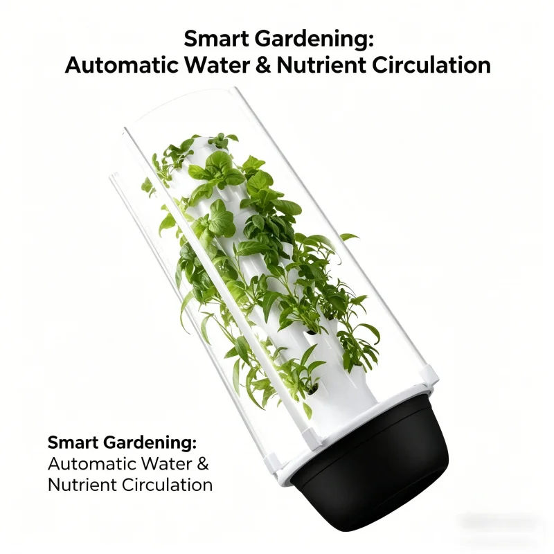 スペースツリー垂直水耕栽培タワー スマート野菜プランター 室 - Smart Garden Indoor のレビューと価格